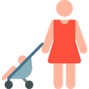 woman,people,sign,child,stick man,baby stroller